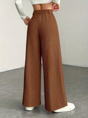 Curated Velvet Corduroy Wide Leg Trouser