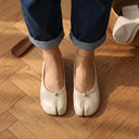 Leather Toe Separator Loafers