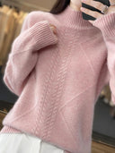 Signature Cable-Knit Cashmere Turtleneck