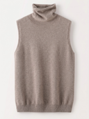 Merino High-Neck Vest