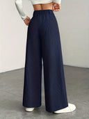 Curated Velvet Corduroy Wide Leg Trouser