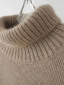 Curated Cashmere Blend Oversized Turtleneck