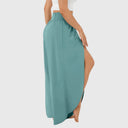 Refined Wide Leg Split Hem Trouser