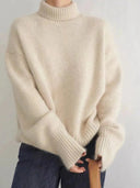 Curated Cashmere Blend Oversized Turtleneck