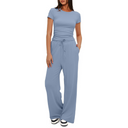 Refined Bell Bottom Loungewear Set