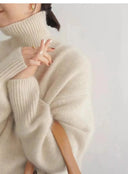 Curated Cashmere Blend Oversized Turtleneck