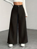Curated Velvet Corduroy Wide Leg Trouser