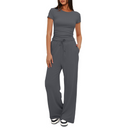 Refined Bell Bottom Loungewear Set