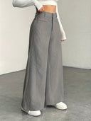 Curated Velvet Corduroy Wide Leg Trouser