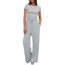 Refined Bell Bottom Loungewear Set