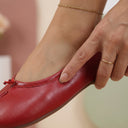 Leather Toe Separator Loafers