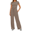 Refined Bell Bottom Loungewear Set