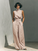 Serene Linen-Blend Set