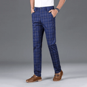 Slim Fit Check Trousers