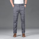 Slim Fit Check Trousers