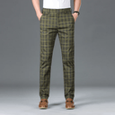 Slim Fit Check Trousers