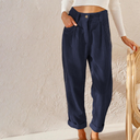 Timeless Winter High Waist Relaxed Trouser