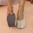 Leather Toe Separator Loafers