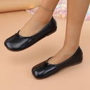 Leather Toe Separator Loafers