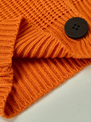 Artisanal Wide Collar Statement Cardigan
