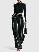 Refined Turtleneck Signature Lounge Set
