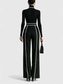 Refined Turtleneck Signature Lounge Set
