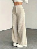 Curated Velvet Corduroy Wide Leg Trouser