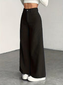 Curated Velvet Corduroy Wide Leg Trouser