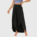 Refined Wide Leg Split Hem Trouser