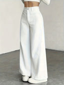 Curated Velvet Corduroy Wide Leg Trouser