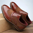Refined Glossed Suede Wingtip