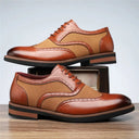 Refined Glossed Suede Wingtip