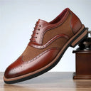 Refined Glossed Suede Wingtip