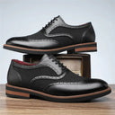 Refined Glossed Suede Wingtip