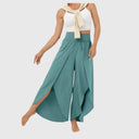 Refined Wide Leg Split Hem Trouser