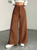 Curated Velvet Corduroy Wide Leg Trouser