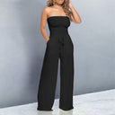 Refined Wide Leg Signature Jumpsuit