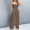 Refined Wide Leg Signature Jumpsuit