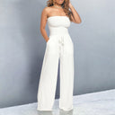 Refined Wide Leg Signature Jumpsuit
